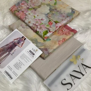 safina printed khaddar 3 piece (unstitched) – shirt, dupatta & trouser